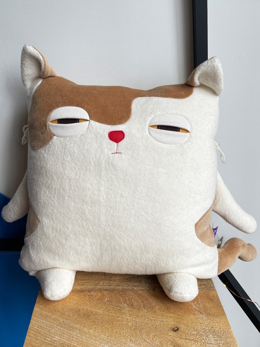 Kids Velvet Moustache | Velvet Moustache Cat Pillow