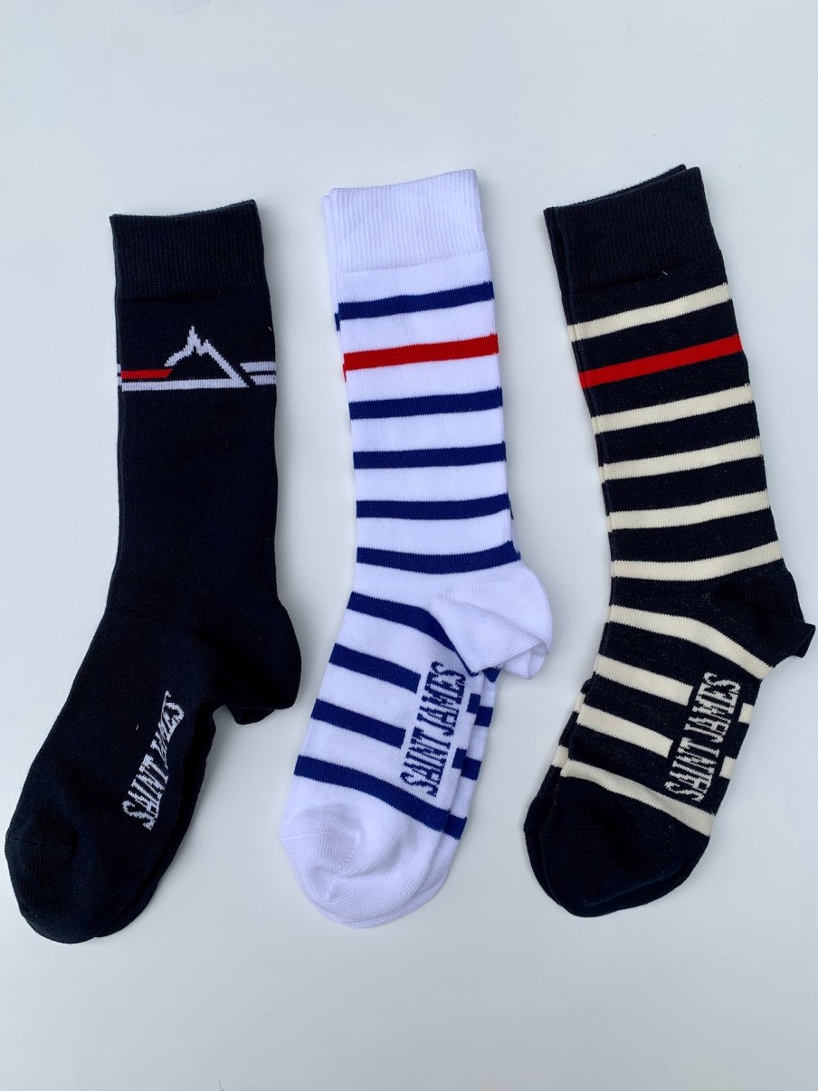 Men Annie Aime | Saint James Coffret Socks Cho Naval